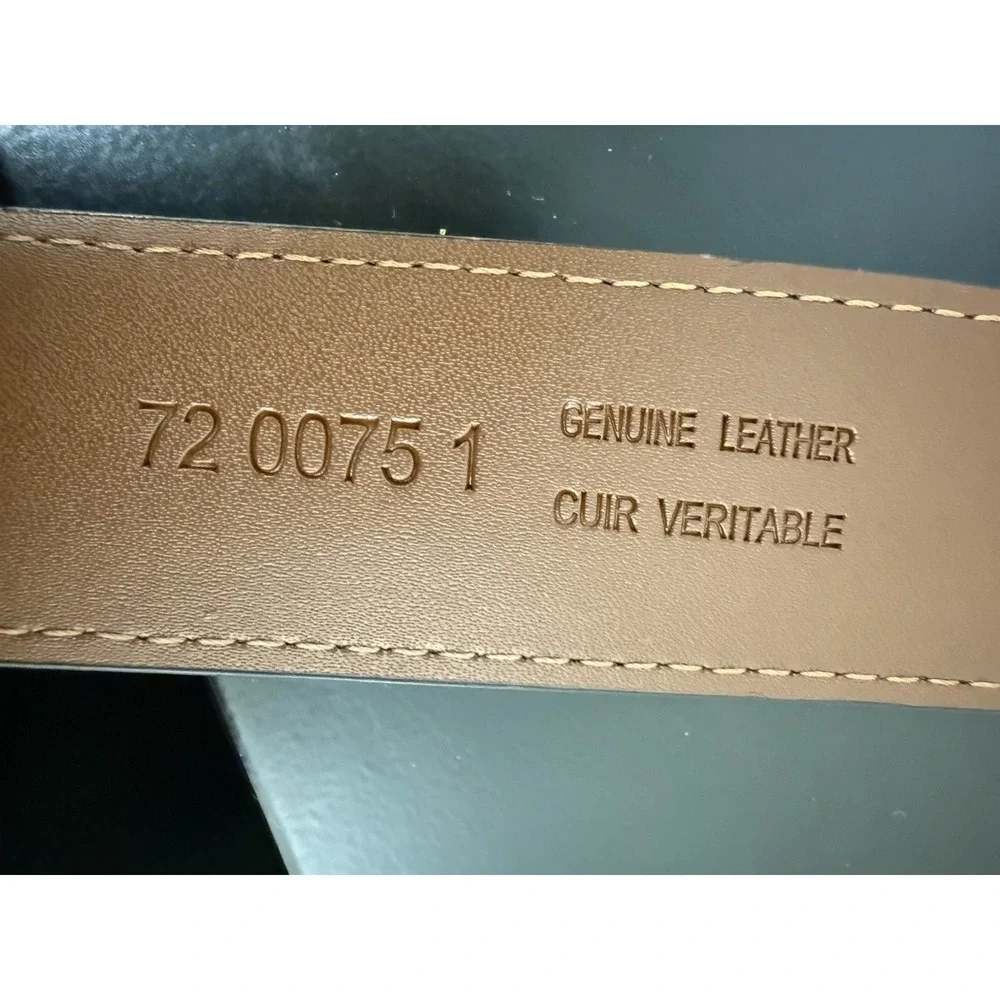 Mens Brown Leather Belt King Size 56/58 Heavy Duty 62